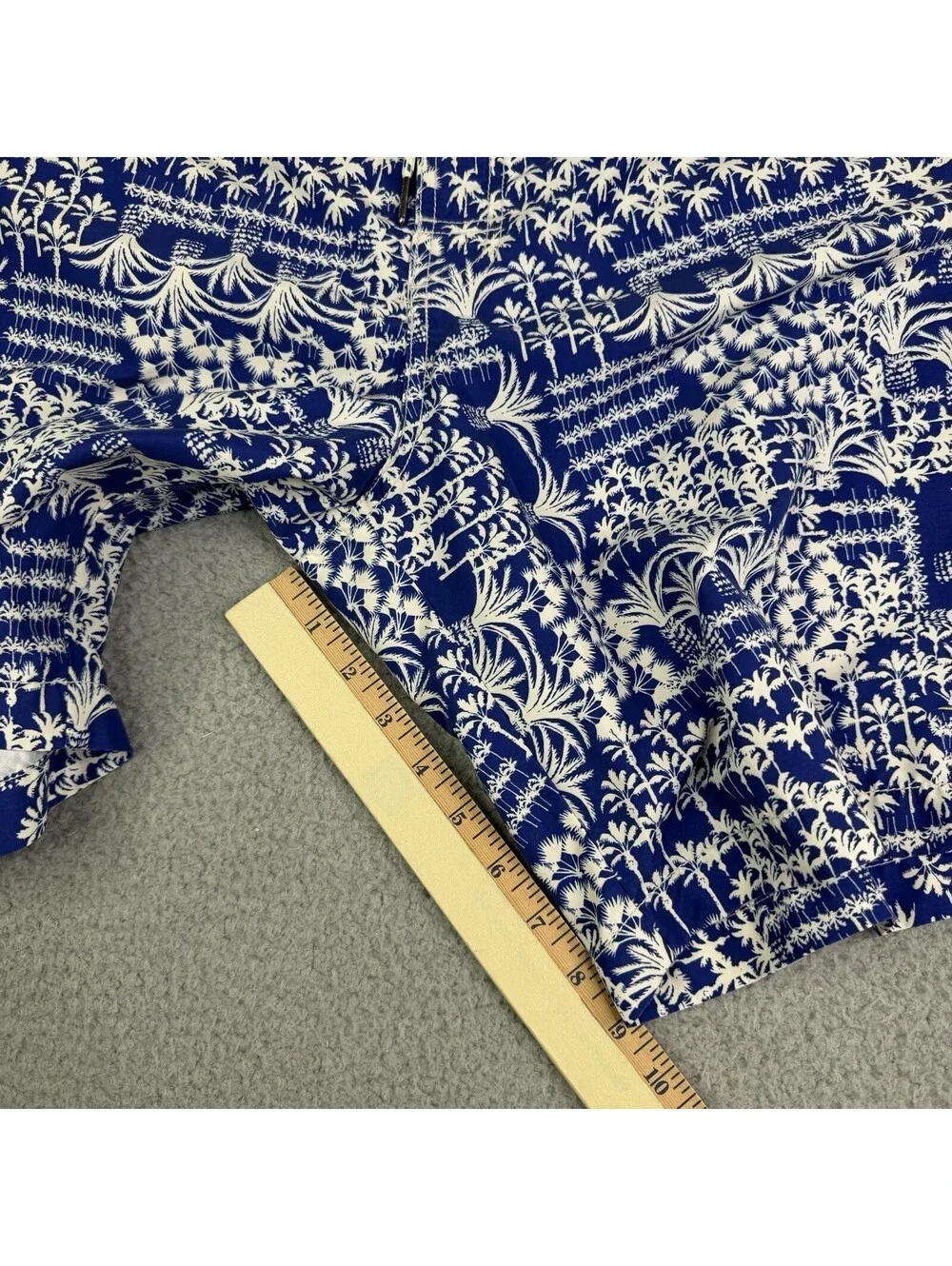 Tommy Bahama Relax Palm Trees Tropical Blue Swim Trunks Men's XL Lined